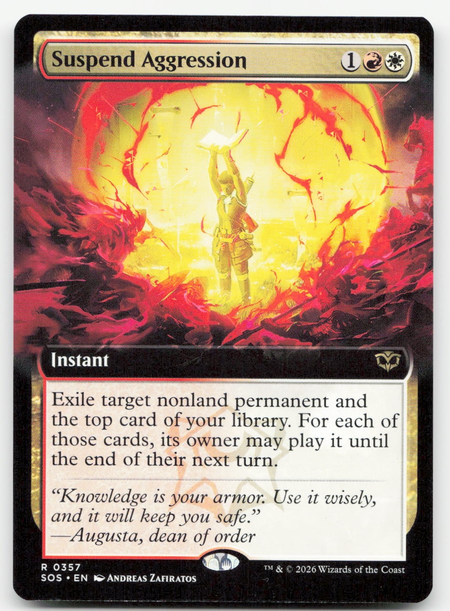 Suspend Aggression