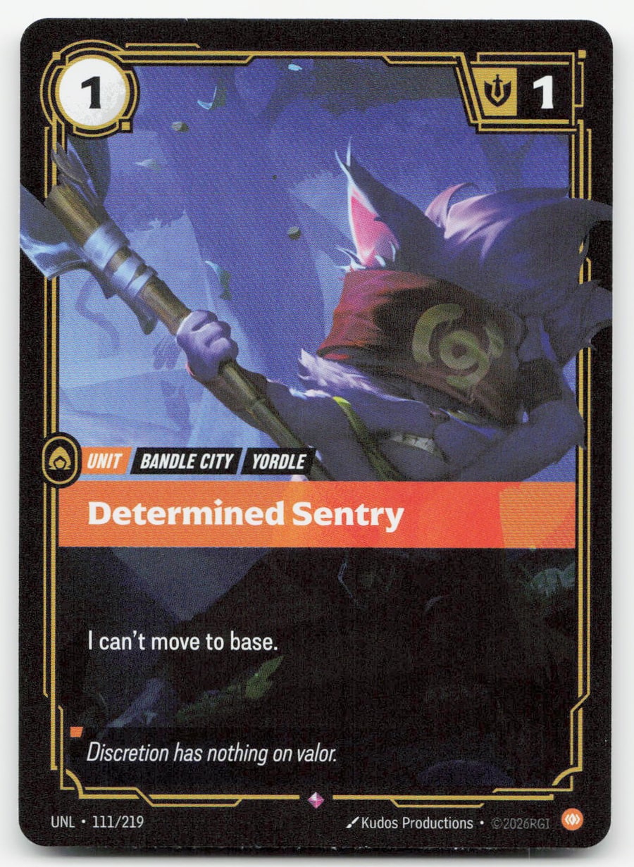 Determined Sentry