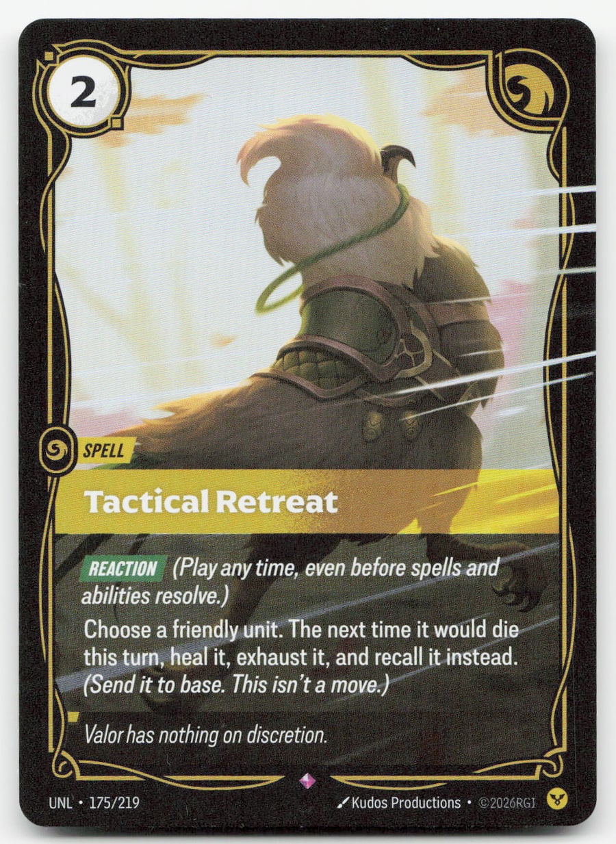 Tactical Retreat