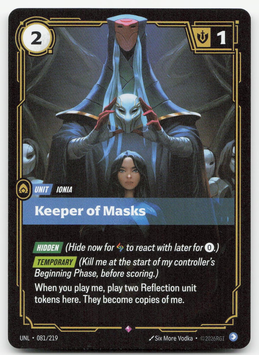 Keeper of Masks