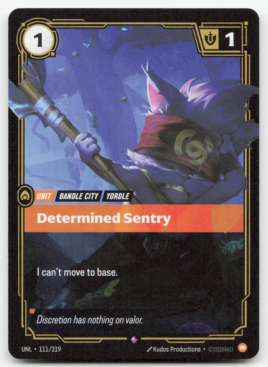 Determined Sentry