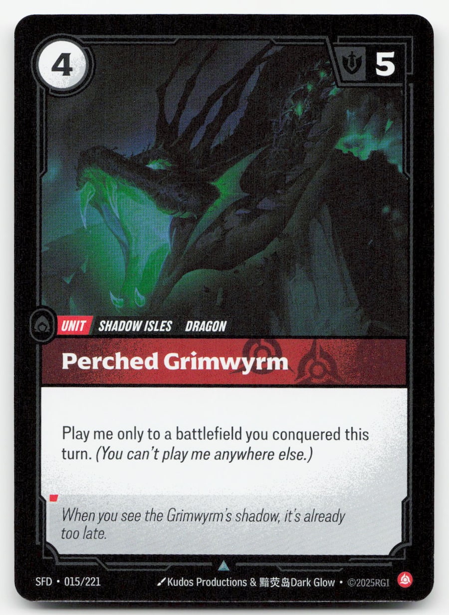 Perched Grimwyrm