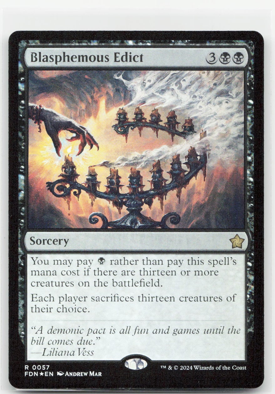 Blasphemous Edict