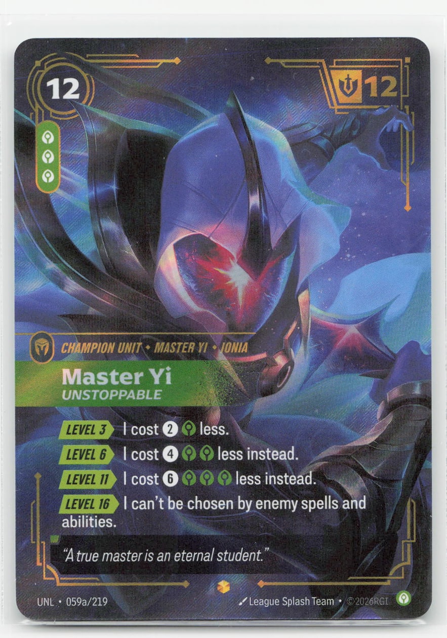 Master Yi - Unstoppable (Alternate Art)
